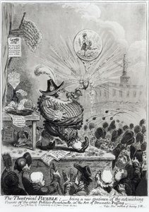 Die Theaterblase... veröffentlicht von Hannah Humphrey (fl.1778-1822) 1805