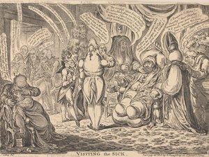 Krankenbesuch von James Gillray