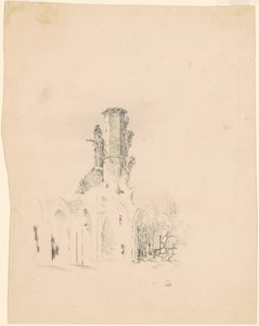 Eine gotische Ruine von James Goodwyn Clonney