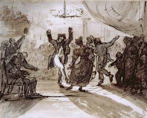 Der Jagdball, um 1820