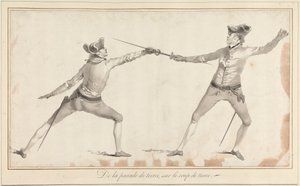 De la Parade de Tierce, sur le Coup de Tierce von James Gwin