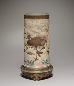 Vase, hergestellt von Worcester Porzellanmanufaktur, 1873