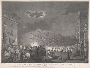 Der Aufruhr in der Broad Street am siebten Juni 1780 von James Heath