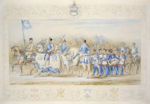 Charles Lamb Esq, Ritter der Weißen Rose von James Henry Nixon