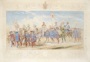 James Oglivie Fairlie Esq., Ritter des Goldenen Löwen, 1839 von James Henry Nixon