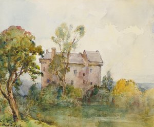 Claypotts Castle von James Herbet Snell