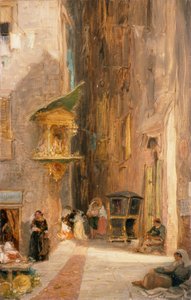 Straße in Genua von James Holland
