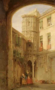 Die Überreste des Palastes von Philippe le Bel, 1835 von James Holland