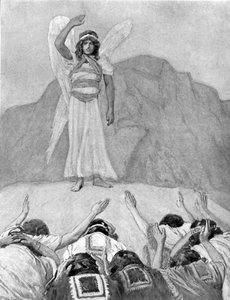Der Tadel des Engels von James Tissot - Bibel