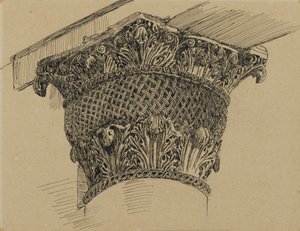 Kapitel aus der Moschee von El-Aksa, Illustration aus Das Leben unseres Herrn Jesus Christus, 1886-94 von James Jacques Joseph Tissot