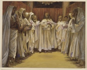 Christus mit den zwölf Aposteln, Illustration für Das Leben Christi, ca. 1886-96 von James Jacques Joseph Tissot