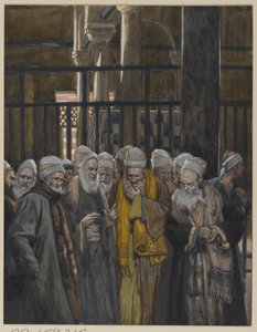 Verschwörung der Juden, Illustration aus Das Leben unseres Herrn Jesus Christus, 1886-94 von James Jacques Joseph Tissot
