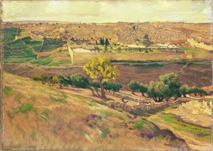 Jerusalem vom Ölberg aus, ca. 1886-96