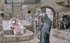 Jesus und das kleine Kind, Illustration für Das Leben Christi von James Jacques Joseph Tissot