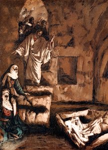 Jesus erweckt Lazarus aus dem Grab, 1897