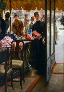 Das Ladenmädchen von James Jacques Joseph Tissot