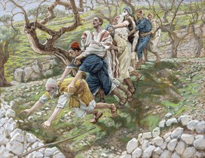 Die Blinden führen die Blinden, Illustration für Das Leben Christi, ca. 1886-94