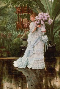Der Fliederstrauß, 1875 von James Jacques Joseph Tissot