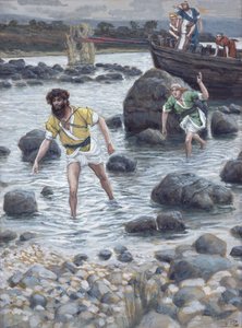 Die Berufung von St. Jakobus und St. Johannes, Illustration für Das Leben Christi, ca. 1886-94 von James Jacques Joseph Tissot