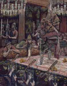 Die Tochter der Herodias tanzt, Illustration für Das Leben Christi von James Jacques Joseph Tissot
