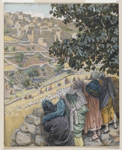 Die Jünger essen Weizen, Illustration aus Das Leben unseres Herrn Jesus Christus von James Jacques Joseph Tissot