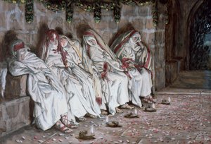 Die törichten Jungfrauen, Illustration für Das Leben Christi von James Jacques Joseph Tissot