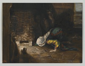 Die verlorene Drachme, Illustration aus Das Leben unseres Herrn Jesus Christus