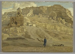 Der Mokattam von der Zitadelle von Kairo, Illustration aus Das Leben unseres Herrn Jesus Christus