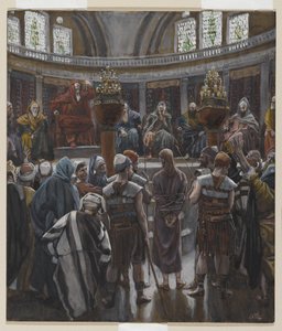 Das Morgenurteil, Illustration aus Das Leben unseres Herrn Jesus Christus, 1886-94 von James Jacques Joseph Tissot