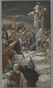 Die Vergebung des guten Diebes, Illustration aus Das Leben unseres Herrn Jesus Christus, 1886-94