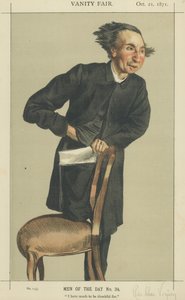 Der Rev. Charles Voysey (Farblithografie) von James Jacques Joseph Tissot