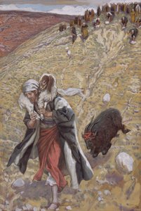 Der Sündenbock, Illustration für Das Leben Christi