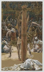 Die Geißelung auf dem Rücken, Illustration aus Das Leben unseres Herrn Jesus Christus, 1886-94