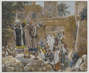 Zwei Blinde in Jericho, Illustration aus Das Leben unseres Herrn Jesus Christus, 1886-96