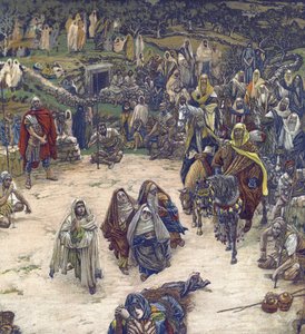 Was unser Herr vom Kreuz aus sah - aus „Das Leben unseres Herrn Jesus Christus“ - 1899 von James Tissot