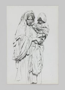 Frau und Kind von Jericho, Illustration aus Das Leben unseres Herrn Jesus Christus von James Jacques Joseph Tissot