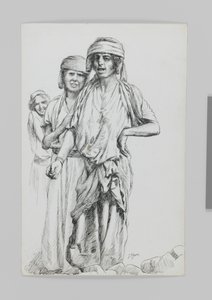 Frauen von Geba, Samaria, Illustration aus Das Leben unseres Herrn Jesus Christus von James Jacques Joseph Tissot