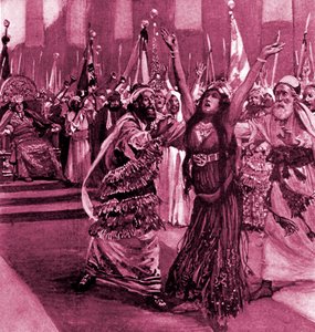 Athalia und Joasch von James Jacques Joseph after Tissot