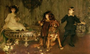 Lord John Manners, Lord Haddon und Lady Marjorie Manners