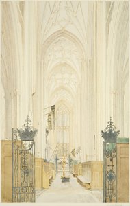 Querhaus von St. Mary Redcliffe, Blick nach Süden von James Johnson