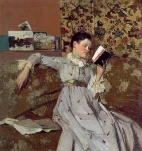 Caterina liest ein Buch, ca. 1888