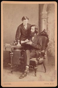 Porträt von Samuel Edward Warren mit Student