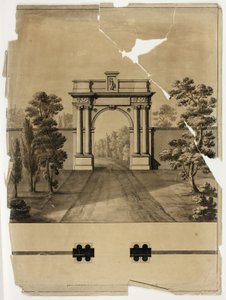 Monumentaler Eingang zum Friedhof