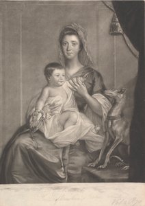 Lady Jane Cathcart (geb. Hamilton) und ihr Sohn