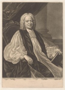 Porträt von Thomas Sherlock von James McArdell