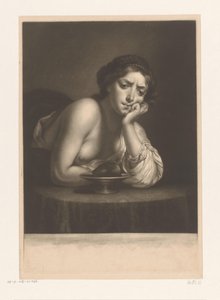 Sigismunda mit dem Herzen von Guiscardo von James McArdell