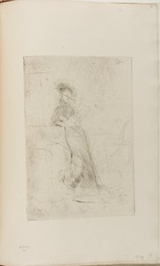 Eine Dame am Fenster von James Abbott McNeill Whistler