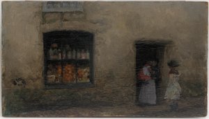 Eine orange Note: Süßwarenladen von James Abbott McNeill Whistler