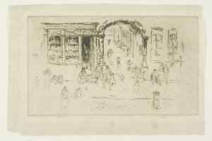 Torweg, Brüssel von James Abbott McNeill Whistler
