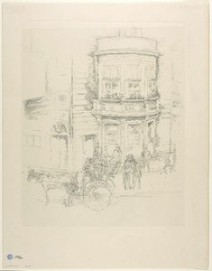 Rückseite des Gaiety Theaters von James McNeill Whistler